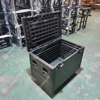 KKMARK Boîte à outils à coque dure HDPE détachable légère et étanche aux chocs ATA Utility Trunk Cable Cases