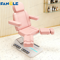 Lujo Rosa 3/4 motores Spa tatuaje Facial cama de masaje multifuncional cama de pestañas cama de belleza eléctrica