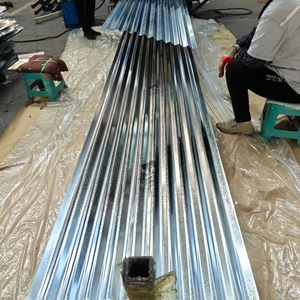 Tôles de toiture en métal galvanisé ondulé 23456789 mm, épaisseur 0,3 mm, pour la construction de bâtiments - Product Image 2