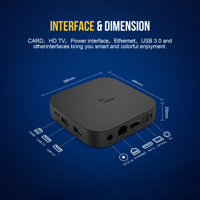 TV Box Mortal X5S 2026, Android 14, Reproducción Inteligente 4K, WiFi 6, Control Remoto por Voz, Precio de Fábrica Más Bajo, Pantalla Digital LED Inteligente