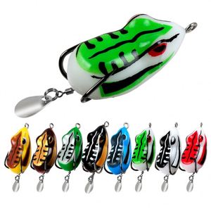 Señuelo Blando de PVC Thunder Frog de 4cm/5.5g con Lentejuelas para Pesca en Agua Dulce (Ríos y Lagos) - Cebo de Superficie con Anzuelos - Product Image 2