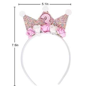 หมวก<span class=keywords><strong>มงกุฎ</strong></span>วันเกิดมงกุฎสำหรับ<span class=keywords><strong>เด็ก</strong></span> Hairbands <span class=keywords><strong>เด็ก</strong></span>แวววาววันเกิดมงกุฎวันเกิดครั้งแรก - Product Image 5