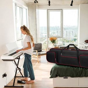 Sac de transport souple pour clavier 88 touches, grande capacité, multifonctionnel, étanche et anti-poussière, certifié BSCI, avec 3 poches - Product Image 6
