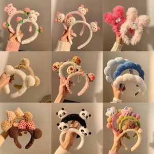 Diadema de Peluche con Orejas de Animales de Dibujos Animados, Suave y Lavable, con Orejas de Oso, Gato y Conejo, para Fiestas, Cosplay, Spa, Regalo - Product Image 4