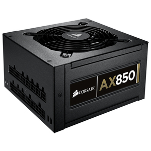 Alimentation PC ATX entièrement modulaire AX850 850W 80 PLUS Gold ATX12V 2.4, en vrac, d'occasion - Product Image 1