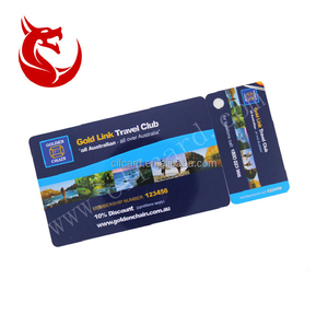 Carte de visite personnalisée en PVC miniature avec trou rond, impression offset, finition de surface par pelliculage, étiquette - Product Image 4