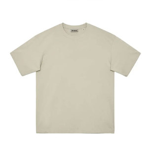 Summer <b>White</b> Boxy French Terry <b>Shirt</b> Manufacturer Streetwear <b>Plain</b> Oversized T-<b>shirt</b> Heavyweight Cotton Blank T <b>Shirt</b> For Men - Product Image 3