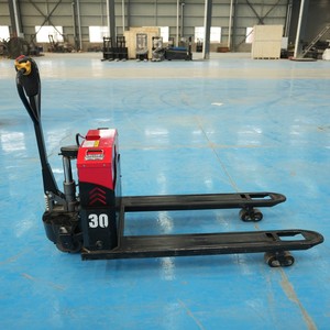 Transpaleta eléctrica con batería de litio de 1500KG-2000KG, conector de alimentación de Motor de CC, 550mm, 685mm, ancho de horquilla para puerto de carga - Product Image 2