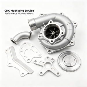 Carcasa de Turbocompresor Mecanizada por CNC Personalizada y Componentes de Aluminio de Alto Rendimiento - Product Image 1