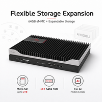 Caja de Computación Industrial con IA de Borde 20TOPS Atlas 200I A2 8GB 12GB 4G WiFi CAN RS485 HDMI para Sistemas de Transporte Inteligente