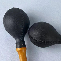Wooden handle plastic sand hammer KTV atmosphere props, band playing percussion instruments