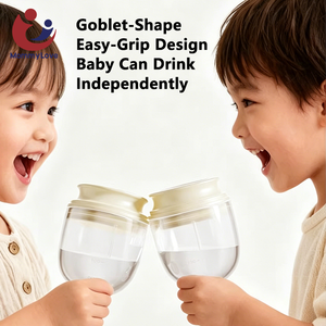 <span class=keywords><strong>Vaso</strong></span> Infantil de PP al por Mayor y Personalizado, Nuevo Diseño, <span class=keywords><strong>Vaso</strong></span> Antiderrames para Bebés con Tapa y Escala, Libre de BPA - Product Image 1