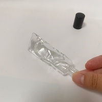 Nouveau Flacon Pulvérisateur Portable 10 ml à Brume Fine du Fabricant, Flacon Roll-on en Verre Dépoli Gris, Flacon de Parfum en Verre en Forme de Tube de 10 ml