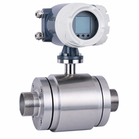 Débitmètre électromagnétique KIO KF700-VA DN10 à DN100, type de filetage NPT/BSP/PT, RS485 HART, corps en acier inoxydable 304/316L