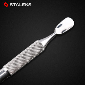 Pousse-cuticules <span class=keywords><strong>STALEKS</strong></span> European Craft, en acier inoxydable durable, double extrémité, réutilisable, 14,5 g, outil de manucure - Product Image 2