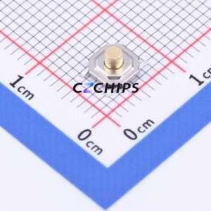 TSC005B3026A Tactile Switch SMD-4P,5.2x5.2mm Switch Round Button 2.6N Vertical Mount 5.2mm - Product Image 1