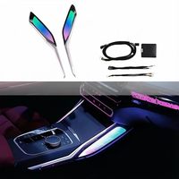 Éclairage de selle en cristal pour BMW Série 3 4 G20 G22 M3 M4 |   Synchronisation de la lumière ambiante à 11 couleurs pour voiture d'origine