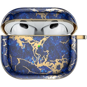 Funda de lujo para AirPod Pro <span class=keywords><strong>3</strong></span> <span class=keywords><strong>Gen</strong></span>, cubierta de lujo, diseño de mármol dorado galvanizado, Ready St, <span class=keywords><strong>2022</strong></span> - Product Image 4
