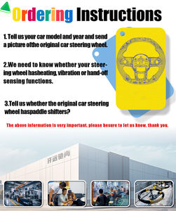 Pour <span class=keywords><strong>Audi</strong></span> Convient pour <span class=keywords><strong>Audi</strong></span> A3 A4L A5 Q5 A6L A7 S3 S4 Q2 <span class=keywords><strong>Q3</strong></span> Personnalisé Piano Noir Volant - Product Image 6