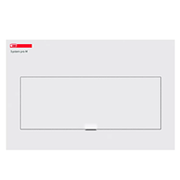Caja de Distribución Eléctrica Acm 08 Snb 100A, Montaje en Pared, Carcasa Metálica Expuesta o Oculta, 400V, 8-23 Tomas, para Uso Doméstico