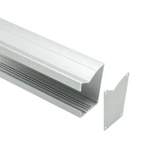 56*H65mm LED strip Aluminum Profile Extrusion channel for surface mounted in corner wall aluminum profile for greenhouse