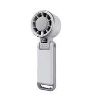 Ventilateur Turbo Pliable 5 Vitesses pour Bureau et Extérieur, Système Portable Renforcé en ABS pour Voyage, Camping et Refroidissement