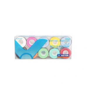 Paquete al por Mayor de Overgrips para Raqueta de Bádminton <span class=keywords><strong>VICTOR</strong></span> GR233-10MULTICOLOP, Delgados, Suaves y Absorbentes del Sudor - Product Image 2