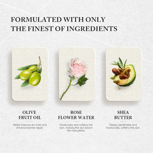 Nhãn hiệu riêng làm trắng dưỡng ẩm nuôi dưỡng Olive bơ hạt mỡ Vitamin C hydrat hóa sâu Rose mặt Kem - Product Image 4