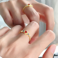 Nouvelle bague ovale en filigrane de style chinois ancien, bijou haut de gamme rétro de luxe léger, identique à celui de Xiaohongshu