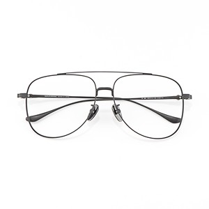 Montures de lunettes décontractées en titane noir léger style rétro pour hommes et femmes, adaptées à toutes les formes de visage, lunettes de lecture de qualité supérieure, fabriquées en Chine - Product Image 4