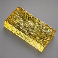 Briques de verre pour hall d'hôtel, briques décoratives solides colorées, cloisons, livraison directe d'usine