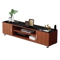 Meuble TV Moderne Minimaliste Lumière Luxe Table Basse Combinaison Salon, Chambre Meuble TV Économique