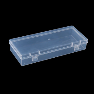 17,1*5,1*1,3cm 13*5,1*1,3cm 17,2*5,7*1,6cm 11,7*5,7*1,6cm Transparente Rechteckige Durchsichtige Plastikbox Aufbewahrungsorganizer - Product Image 5