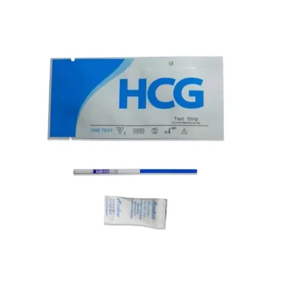 الكشف المبكر HCG طقم اختبار الحمل الشريط البول التشخيص السريع اختبار المنزل