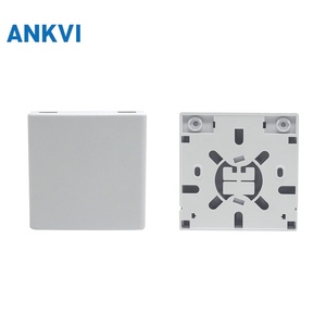 กล่องต่อสายไฟเบอร์ออปติก 86 หน้าแผง 2 พอร์ต SC FP86 FTTH กล่องติดผนัง 86x86 มม. - Product Image 5