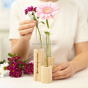 2024 <strong>Personalised</strong> Geometric Stem <strong>Vase</strong> thoughtful unique birthday gift Valentine's gift anniversary wedding gift - Product Image 1