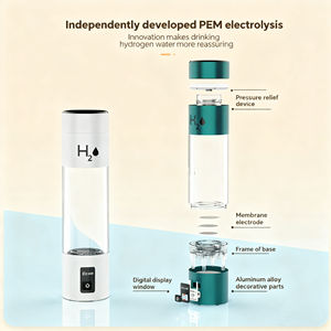Botella <span class=keywords><strong>de</strong></span> <span class=keywords><strong>Agua</strong></span> Rica en Hidrógeno <span class=keywords><strong>de</strong></span> 270 ml con Batería Recargable <span class=keywords><strong>de</strong></span> 1650 mAh, Electrólisis <span class=keywords><strong>de</strong></span> <span class=keywords><strong>Agua</strong></span> PEM <span class=keywords><strong>de</strong></span> 4000 ppb y 6000 ppb - Product Image 3