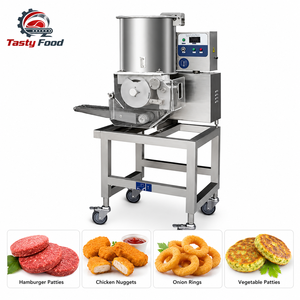 Máquina Formadora de Hamburguesas Multifuncional Pequeña, Automática, con Ancho de Banda de 100 mm, para Pequeños Talleres de Alimentos - Product Image 3