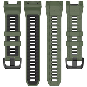 สายนาฬิกาซิลิโคนแบบสองสีขนาด 22 มม. 26 มม. สำหรับ Garmin Instinct 3 45 มม. Instinct 3 50 มม. ALOMED Solar - Product Image 2