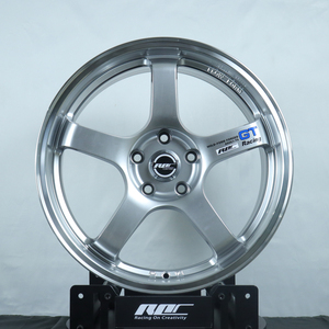 Jantes de course en gros ROC Factory, jantes en alliage de 15 à 19 pouces, 4X100 5X112 5X114.3, jantes sport GT légères à formage par flux - Product Image 3