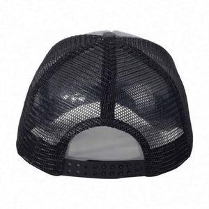 Gorra deportiva retro transfronteriza de 5 paneles para hombre, de malla transpirable, con protección solar, efecto envejecido, de poliéster/algodón, con bordado 3D. - Product Image 3