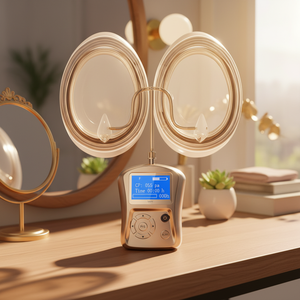 Alat Pembesar Payudara untuk Penggunaan di Rumah, Vibrator Besar, Pijat Payudara Elektrik Silikon, Anti Kendur, Stimulator Dada Getaran Panas - Product Image 1