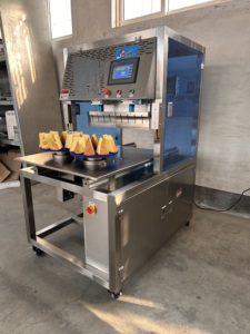Nouvelle conception de trancheuse à gâteau à ultrasons PLC, trancheuse sans éclats pour machines de <span class=keywords><strong>boulangerie</strong></span> - Product Image 4