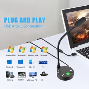 MAONO Cardioid Cổ Ngỗng Hội Nghị Bảng Microphone với Thời Gian Thực Màn Hình Dòng micro văn phòng tại nhà - Product Image 6