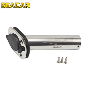 Support de canne à pêche Seacar en acier inoxydable 304, fixation bateau à 30 degrés avec couvercle PV pour la pêche en mer - Product Image 5
