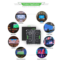Pantalla LED para Exteriores P2.97 de 3x2m, Video Wall Publicitario, 5500nits de Brillo, HDR10+, IP65 Impermeable, Frecuencia de Actualización de 7680Hz