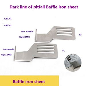 NOUVEAU Pièces détachées <span class=keywords><strong>pour</strong></span> machine à coudre Dark Line Of Pitfall <span class=keywords><strong>Baffle</strong></span> Iron Sheet Gauge With Presser Foot - Product Image 6