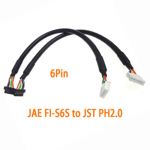 변환 와이어 하네스 6핀 JAE FI-S6S 1.25mm 피치 - JST PH 2.0mm 피치 LVDS 케이블 (임베디드 장치 배선 업그레이드용) - Product Image 1