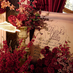 Fleurs artificielles en soie <span class=keywords><strong>de</strong></span> la série rouge LUYI, matériaux floraux faits à la main pour les bouquets, décoration <span class=keywords><strong>de</strong></span> mariage à domicile, Saint-Valentin - Product Image 5