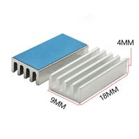 Disipador de Calor Inteligente para Computadora de 10*10*10 mm, Disipador de Calor para Chip IC con Cinta Adhesiva, Personalización Disponible